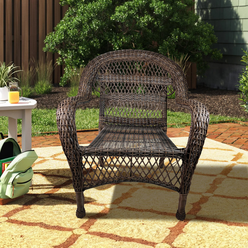 Alcott Hill® Patio Wicker Chair Wayfair